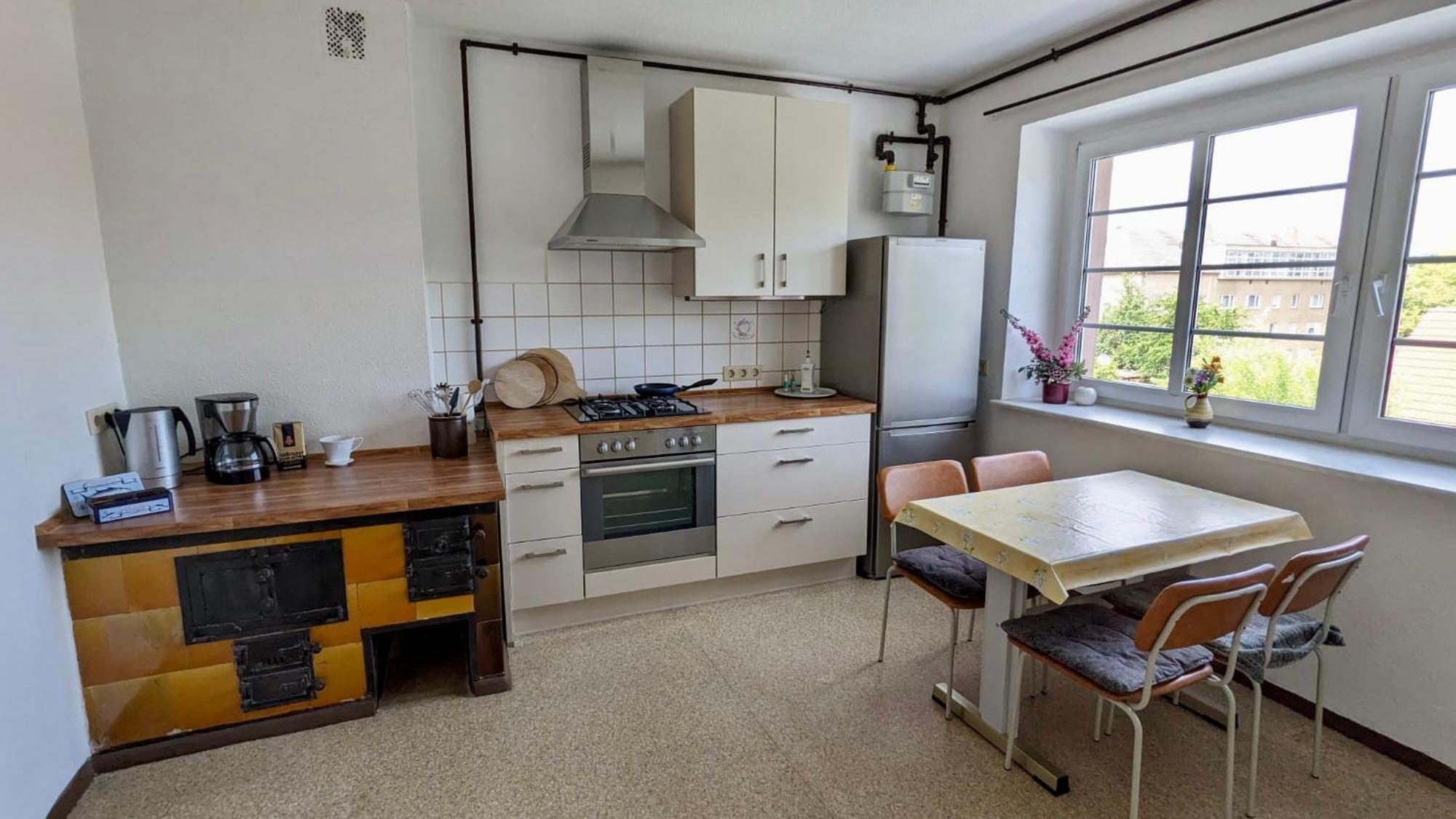 Grosse Ferienwohnung Mit Loggia Und Garten In Chociebuż Zewnętrze zdjęcie